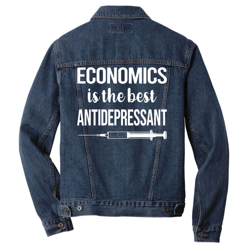 Antidepressant Economics Economy Economist Cute Men Denim Jacket by terleytsaka6 | Artistshot