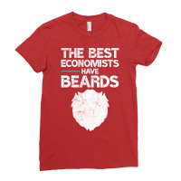 The Best Economists Have Beards Funny Economist Ga Ladies Fitted T-shirt | Artistshot