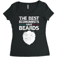 The Best Economists Have Beards Funny Economist Ga Women's Triblend Scoop T-shirt | Artistshot