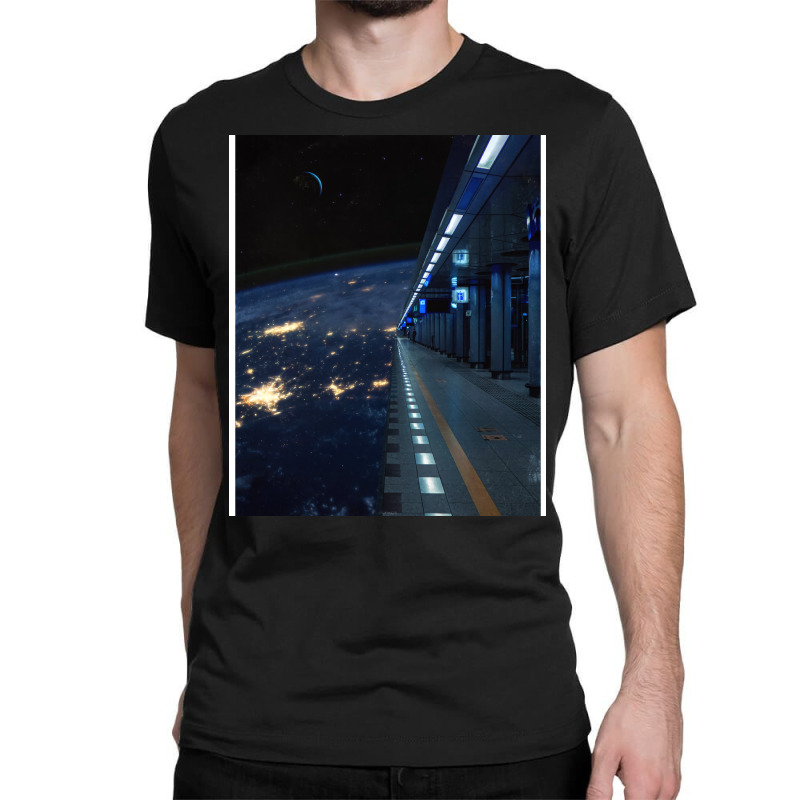 Space Station Cool Classic T-shirt | Artistshot