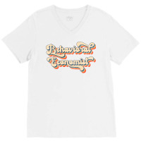 Behavioral Economist Job Retro Behavioral Economic V-neck Tee | Artistshot