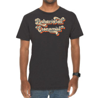 Behavioral Economist Job Retro Behavioral Economic Vintage T-shirt | Artistshot