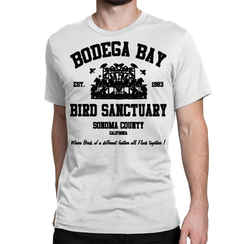 Bodega Bay Bird Sanctuary Classic T-shirt by embarigosineg | Artistshot