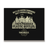 Water Bottle Companies Dont Produce Water 1999 Sta Metal Print Horizontal | Artistshot