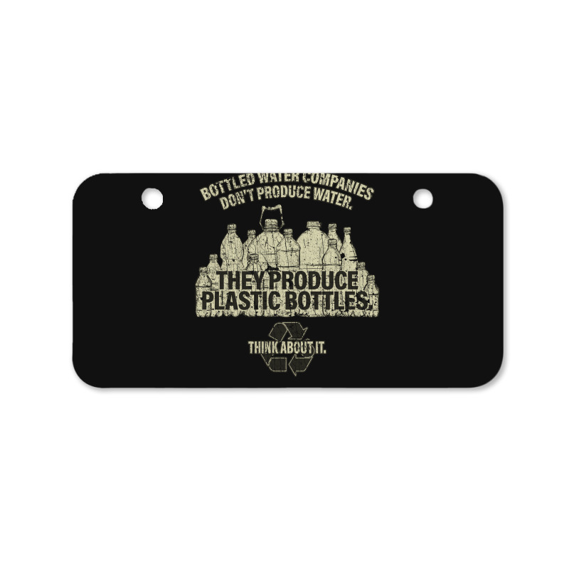 Water Bottle Companies Dont Produce Water 1999 Sta Bicycle License Plate | Artistshot