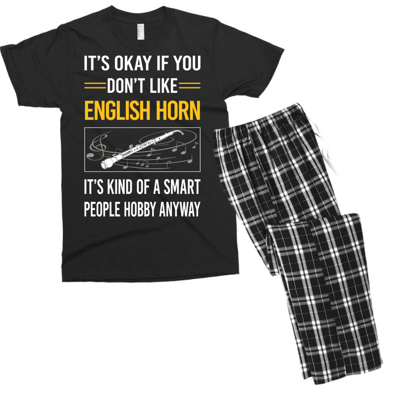 Funny Smart People 02 English Horn Cor Anglais Aes Men's T-shirt Pajama Set by czinalentot | Artistshot