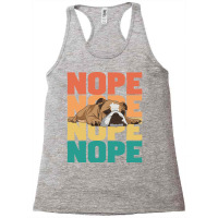 English Bulldog English Bulldog Nope Summer Racerback Tank | Artistshot