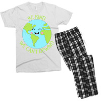 Be Kind We Cant Rewind Earth Day Tumblr Men's T-shirt Pajama Set | Artistshot