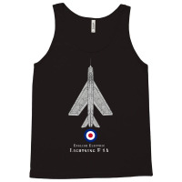 English Electric Lightning Jet Fighter Tech Drawin Tank Top | Artistshot