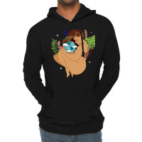 Brown Skinned Mother Earth Hipster Lightweight Hoodie | Artistshot