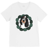 English Springer Spaniel Dog Aesthetic V-neck Tee | Artistshot