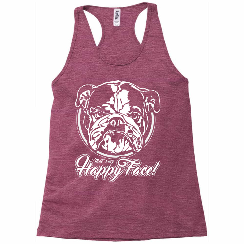 Funny British Bulldog Dog English Bulldog Saying S Racerback Tank by sawinwillcaz | Artistshot