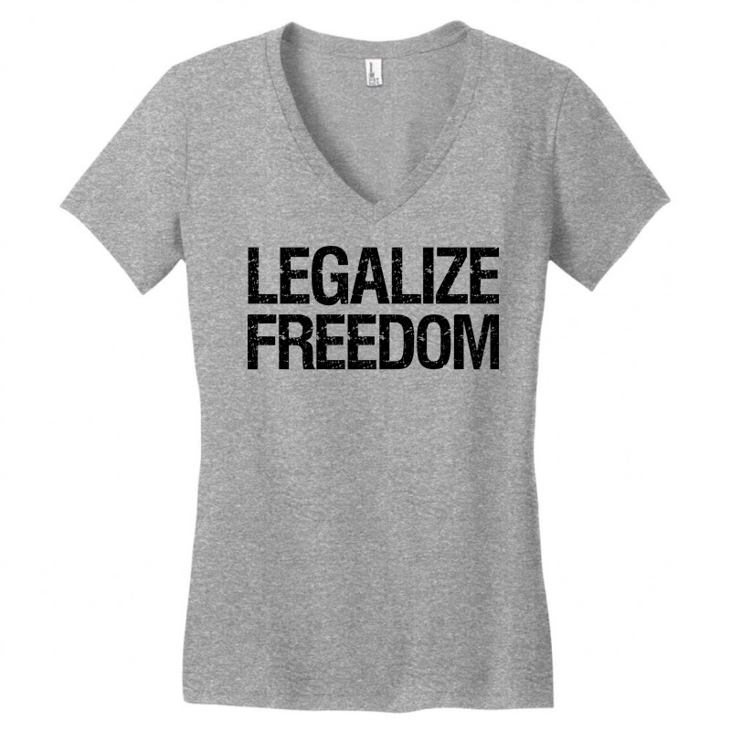 Anarcho Capitalism Libertarian Voluntarism Legaliz Women's V-Neck T-Shirt by nsikekhizom | Artistshot