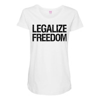 Anarcho Capitalism Libertarian Voluntarism Legaliz Maternity Scoop Neck T-shirt | Artistshot