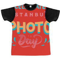 Istanbul Photo Day Red Graphic T-shirt | Artistshot