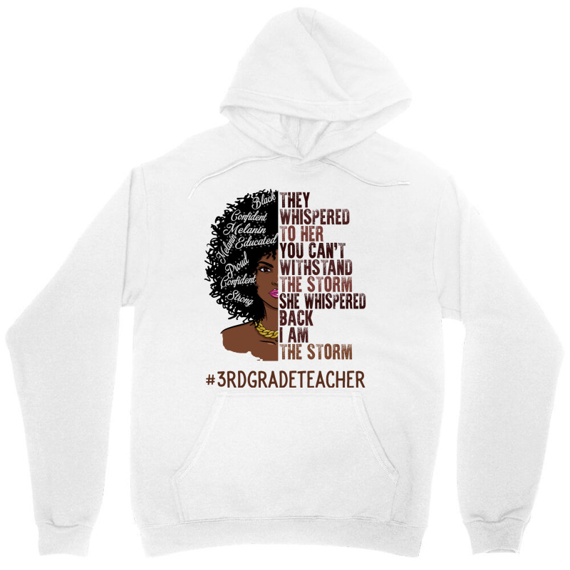 I Am The Storm 3rd Grade Teacher African American Unisex Hoodie | Artistshot