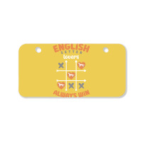 English Setter Lovers Always Win Yellow Bicycle License Plate | Artistshot