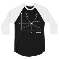 Supply And Demand Graph Trending 3/4 Sleeve Shirt | Artistshot