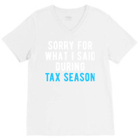 Accounting Tax Funny Accountant Aesthetic V-neck Tee | Artistshot