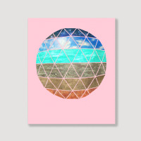 Geodesic Portrait Canvas Print | Artistshot