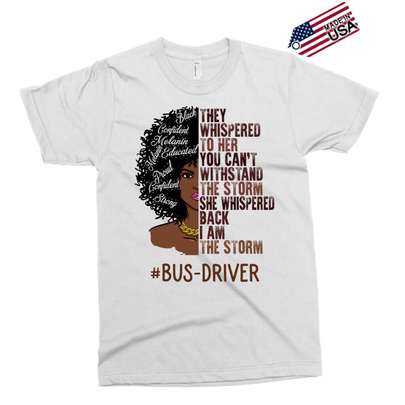 I Am The Storm Busdriver African American Women Tu Exclusive T-shirt | Artistshot