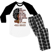 I Am The Storm Busdriver African American Women Tu Men's 3/4 Sleeve Pajama Set | Artistshot