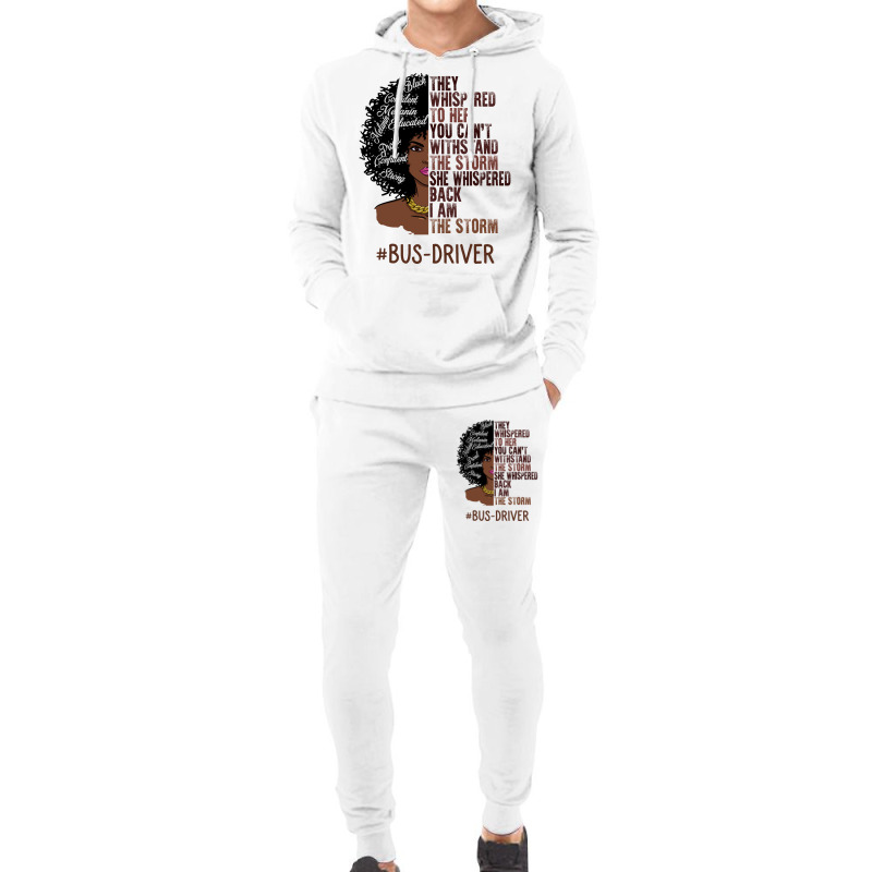 I Am The Storm Busdriver African American Women Tu Hoodie & Jogger Set | Artistshot