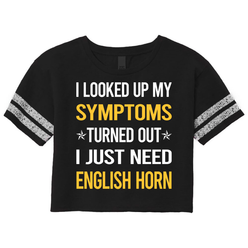 My Symptoms English Horn Cor Anglais Nostalgia Scorecard Crop Tee by sawinwillcaz | Artistshot