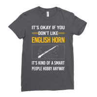 Funny Smart People English Horn Cor Anglais Stars Ladies Fitted T-shirt | Artistshot