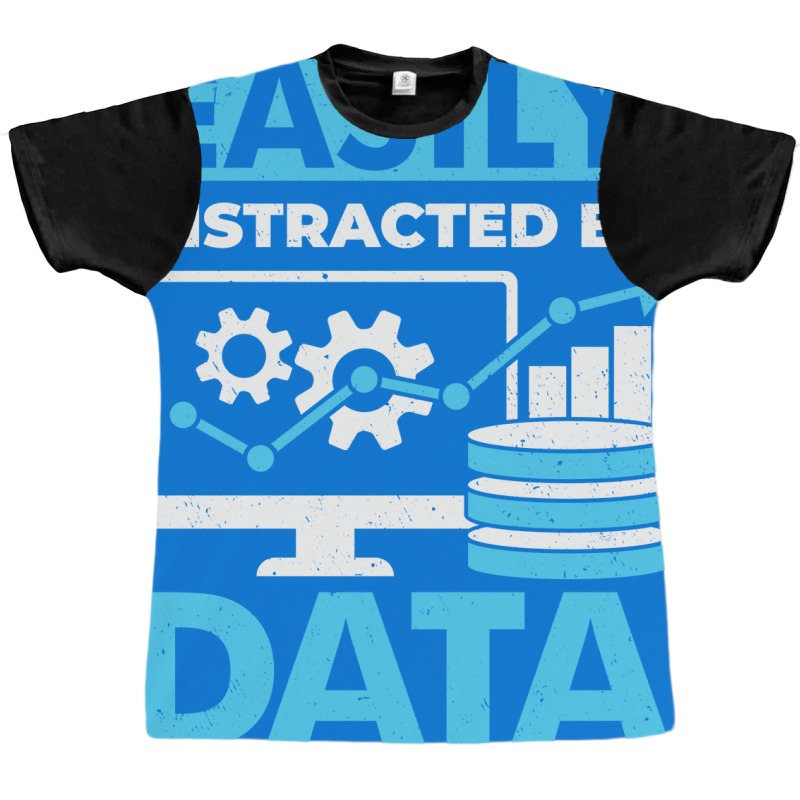 Easily Distracted By Data 70s Graphic T-shirt by nsikekhizom | Artistshot