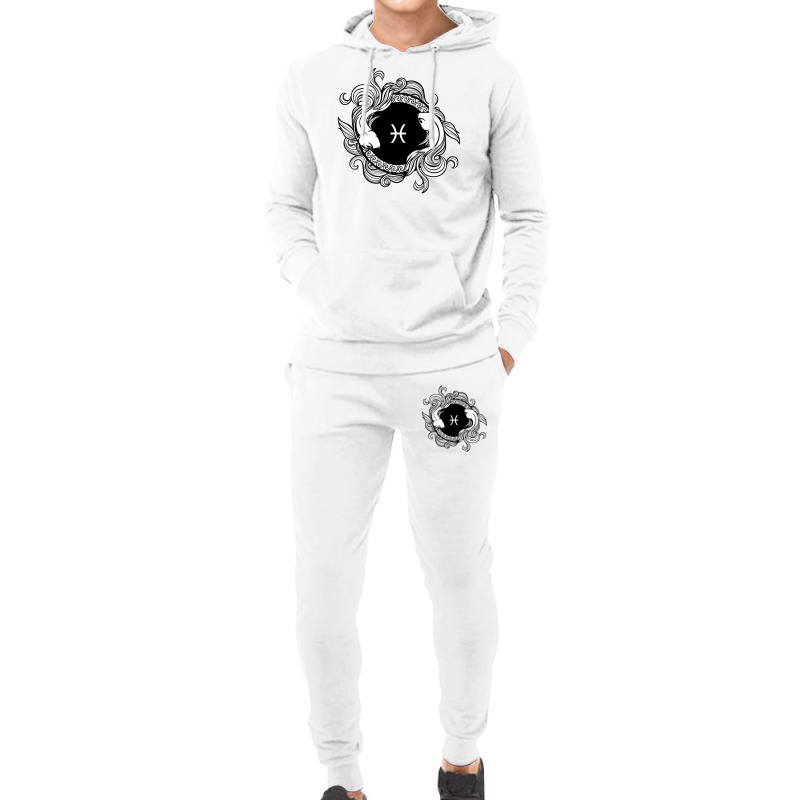 Pisces  Pisces Zodiac Sign  Birthday (black) Hoodie & Jogger Set | Artistshot