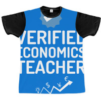 Verified Economics Teacher Music Graphic T-shirt | Artistshot