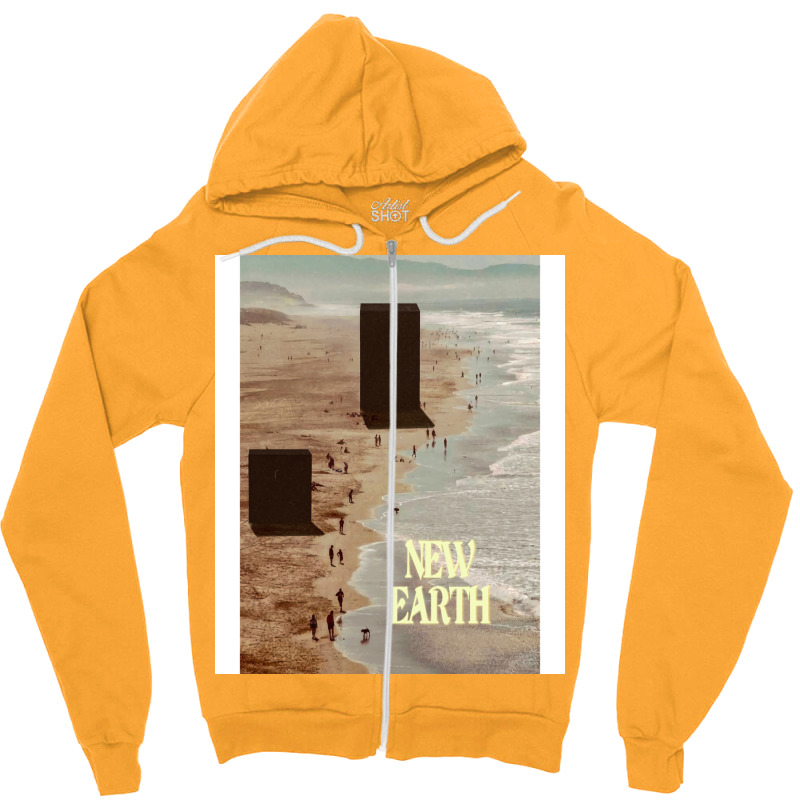 New Earth Hipster Zipper Hoodie | Artistshot