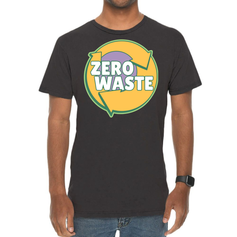 Zero Waste Nature Vintage T-Shirt by dergiakcjaj | Artistshot