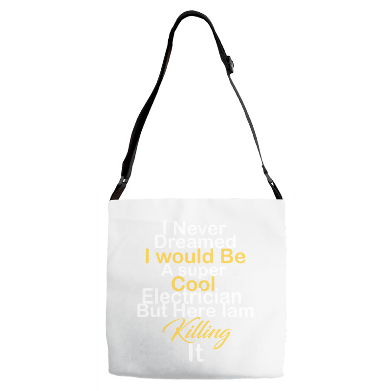 Electrician 20230215t020929967 Adjustable Strap Totes by hubeashpaz3 | Artistshot