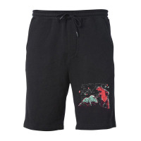 Bull Vs Bear Funny Fleece Short | Artistshot