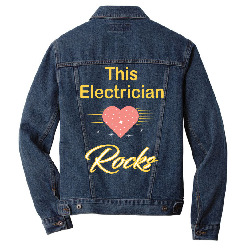 Electrician 20230215t020938865 Men Denim Jacket | Artistshot