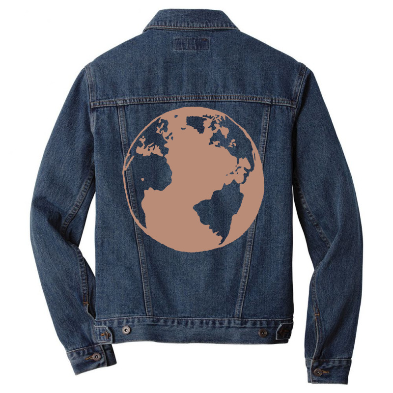 Vintage Mother Earth Humor Men Denim Jacket | Artistshot