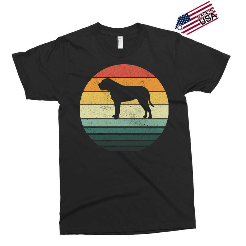 English Mastiff Dog Breed Sunset Retro Vintage 70s Exclusive T-shirt by alipabrhianm | Artistshot