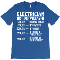 Electrician Hourly Rate Tumblr T-shirt | Artistshot