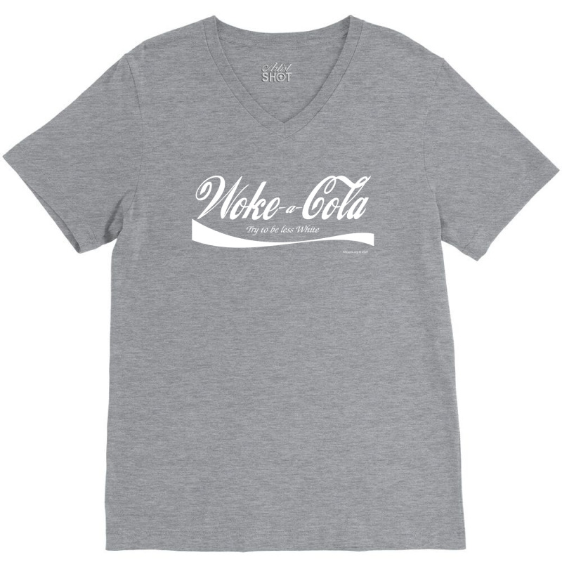 Woke A Cola V-neck Tee | Artistshot