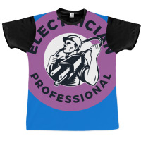 Electrician Professional Girl Graphic T-shirt | Artistshot