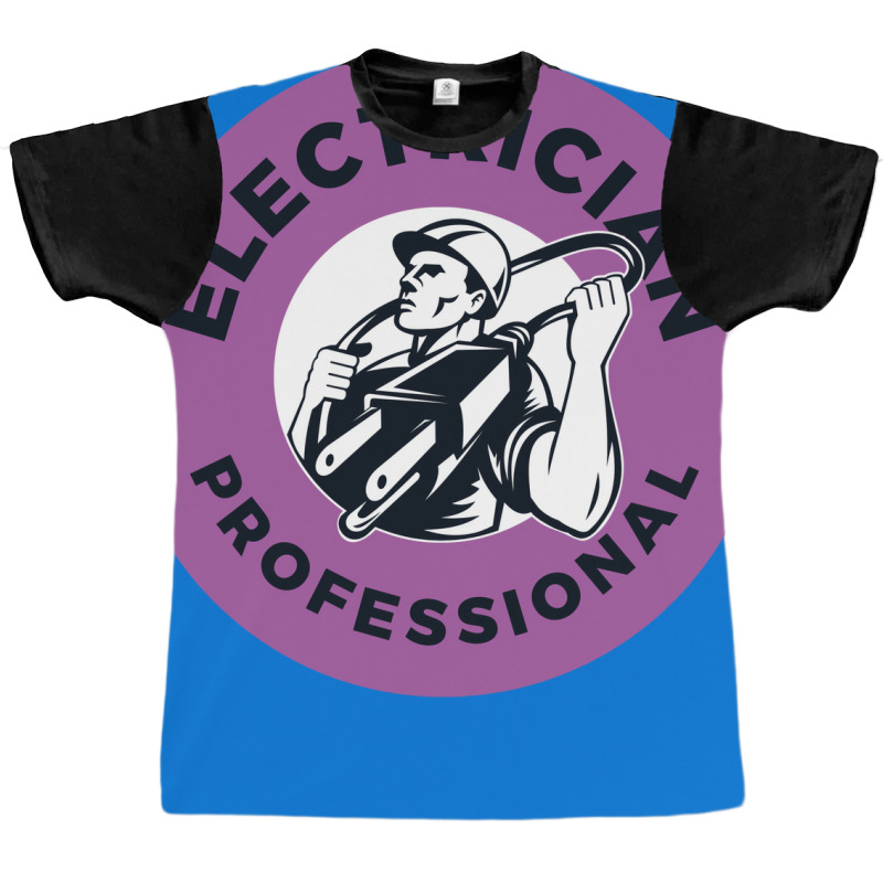 Electrician Professional Girl Graphic T-shirt | Artistshot