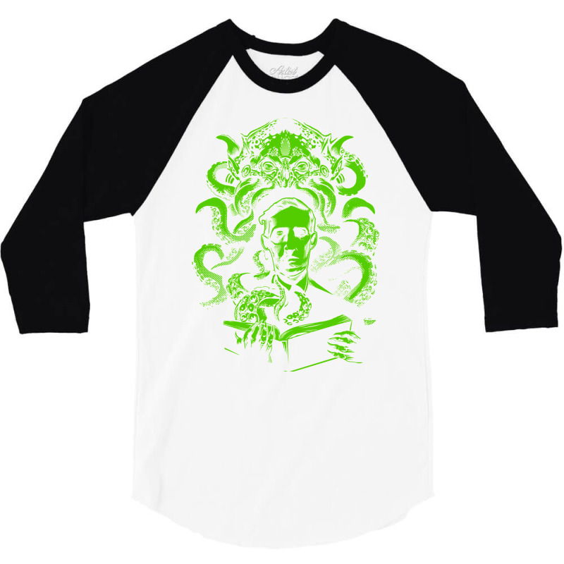 Love Cthulhu 3/4 Sleeve Shirt by hafeesoesoeq | Artistshot