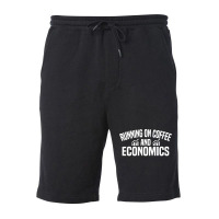 Running On Coffee And Economics Boy Fleece Short | Artistshot