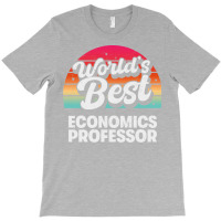 Worlds Best Economics Professor 70s T-shirt | Artistshot