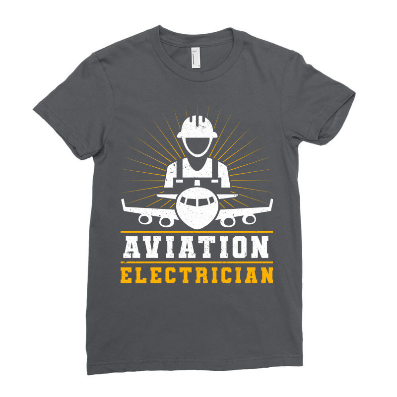 Aviation Electrician Airplane Repair Hipster Ladies Fitted T-Shirt by msihlichuksl | Artistshot