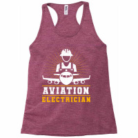 Aviation Electrician Airplane Repair Hipster Racerback Tank | Artistshot