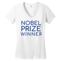 Nobel Prize Winner Retro Women's V-neck T-shirt | Artistshot