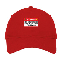 Warning May Spontaneously Start Talking About Econ Adjustable Cap | Artistshot